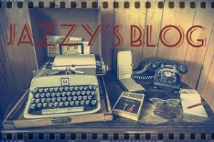 Vintage image of typewriter for Jazzy's Blog